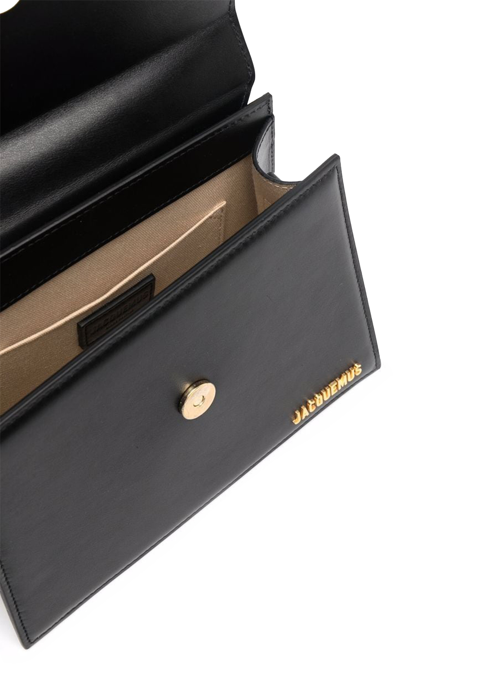 Jacquemus Le Grand Chiquito Bag Black in Leather with Gold-tone - US