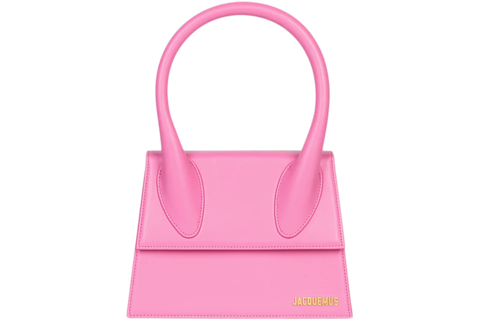 Jacquemus Le Grand Chiquito Bag Pink in Cowskin Leather with Gold-tone - US