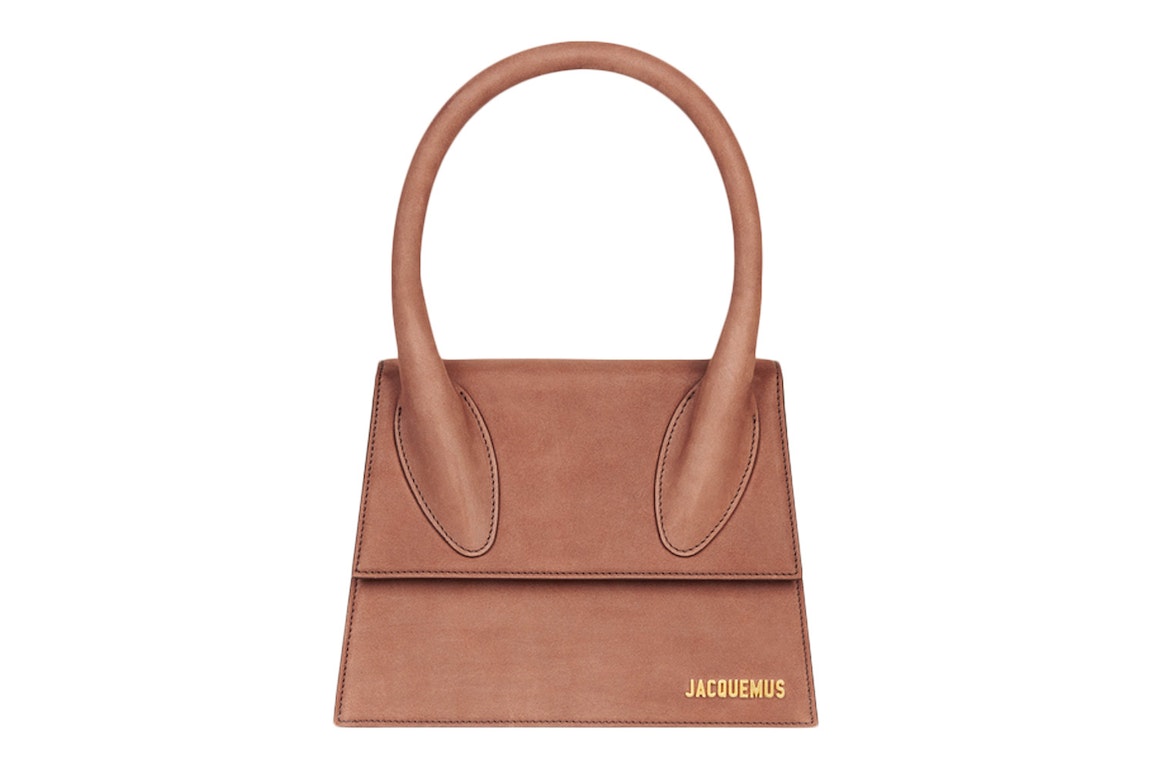 Pre-owned Jacquemus Le Grand Chiquito Large Signature Handbag Brown