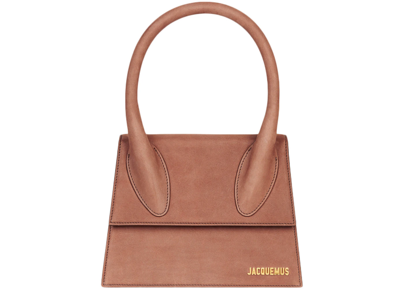 Jacquemus Le Grand Chiquito Large Signature Handbag Brown in