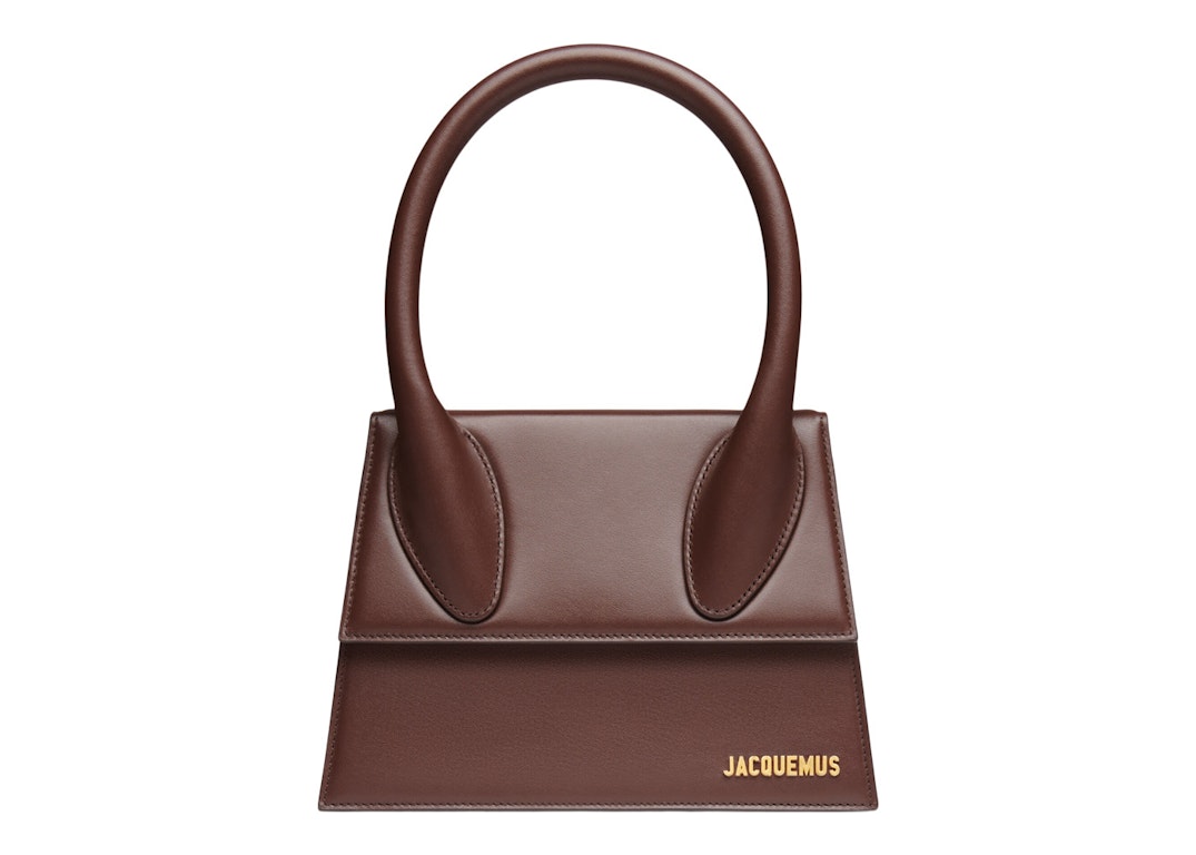 Pre-owned Jacquemus Le Grand Chiquito Midnight Brown