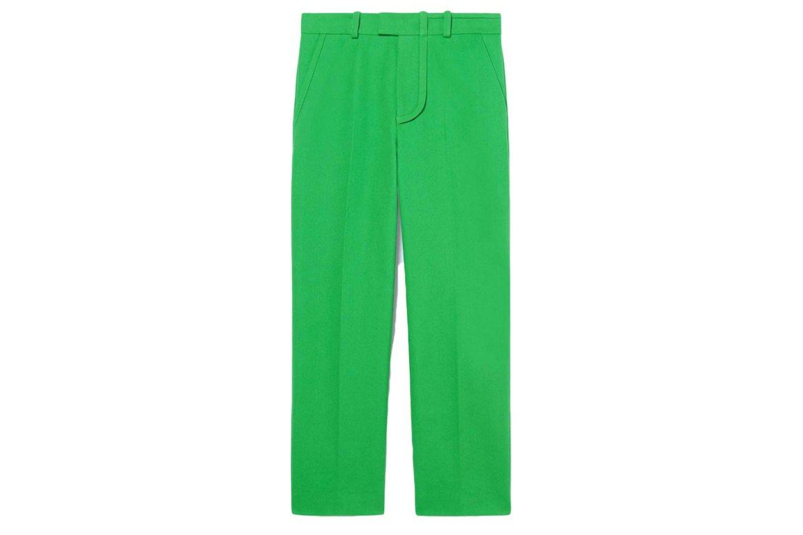 Pre-owned Jacquemus Le Pantalon Bacio Straight Suit Pants Green