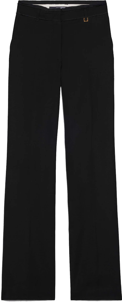 Jacquemus Sauge High-Waisted Trousers - Black