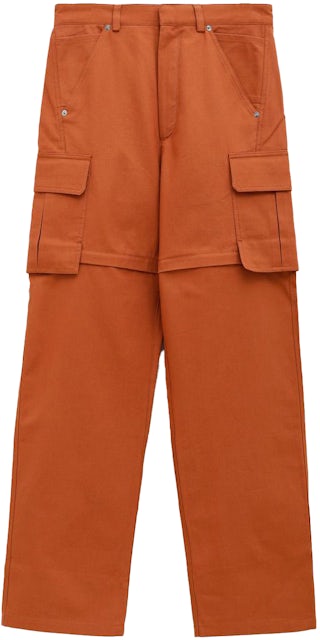 Jacquemus Le Pantalon Peche Convertible Cargo Pants Terracotta Men's - FW22  - US