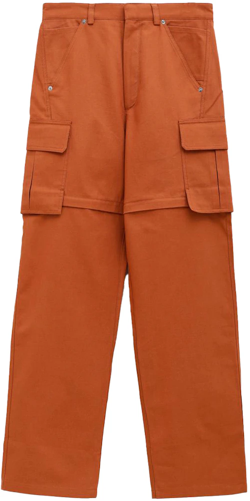 Jacquemus Le Pantalon Peche Convertible Cargo Pants Terracotta Men's ...