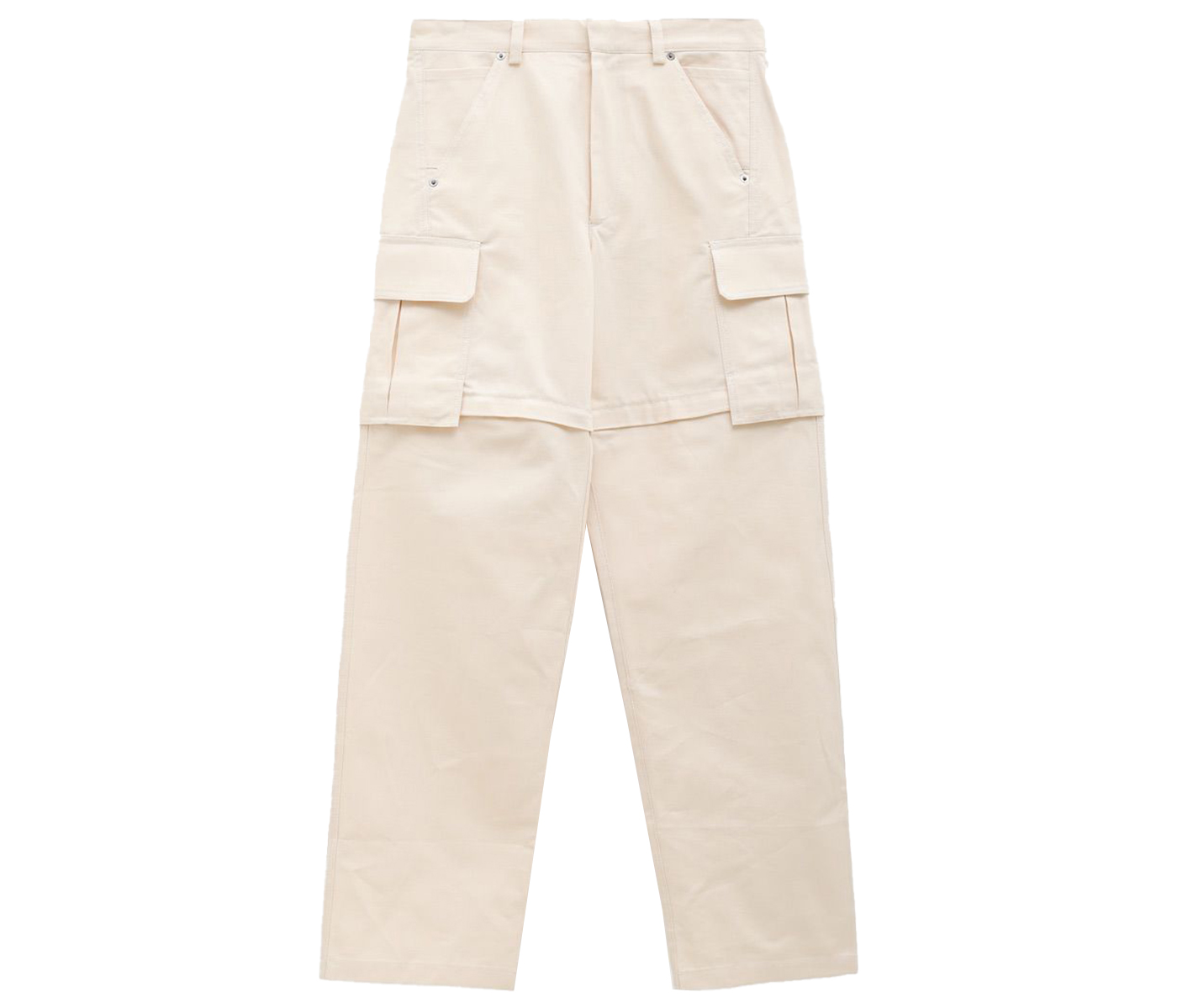 Jacquemus Le Pantalon Peche Convertible Cargo Pants White - FW22 ...