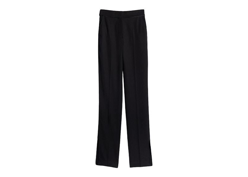 Jacquemus Le Pantalon Tibau Slit Pants Black - SS23 - GB