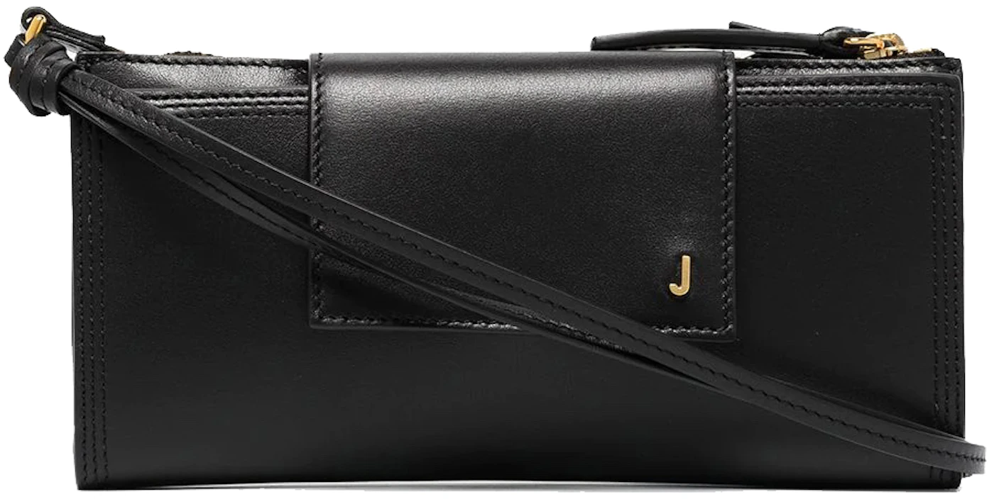 Jacquemus Le Pichoto Mini Bag Black in Leather with Gold-tone - US