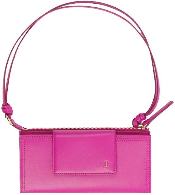 Jacquemus Le Pichoto Mini Bag Pink in Leather with Gold-tone - US