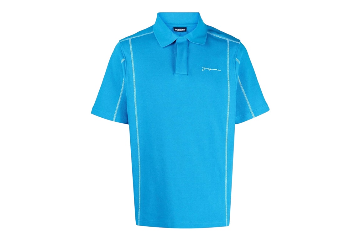 Pre-owned Jacquemus Le Polo Vanilla Shirt Turquoise
