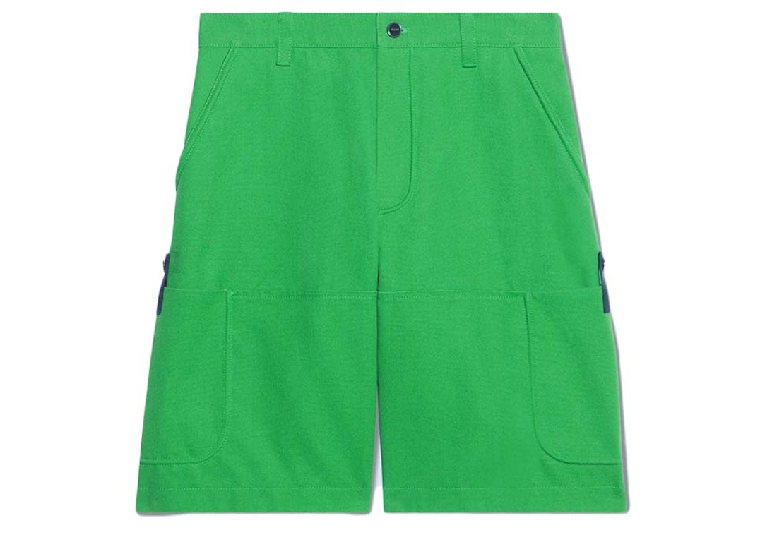 Pre-owned Jacquemus Le Short Giardino Workwear Bermuda Shorts Green