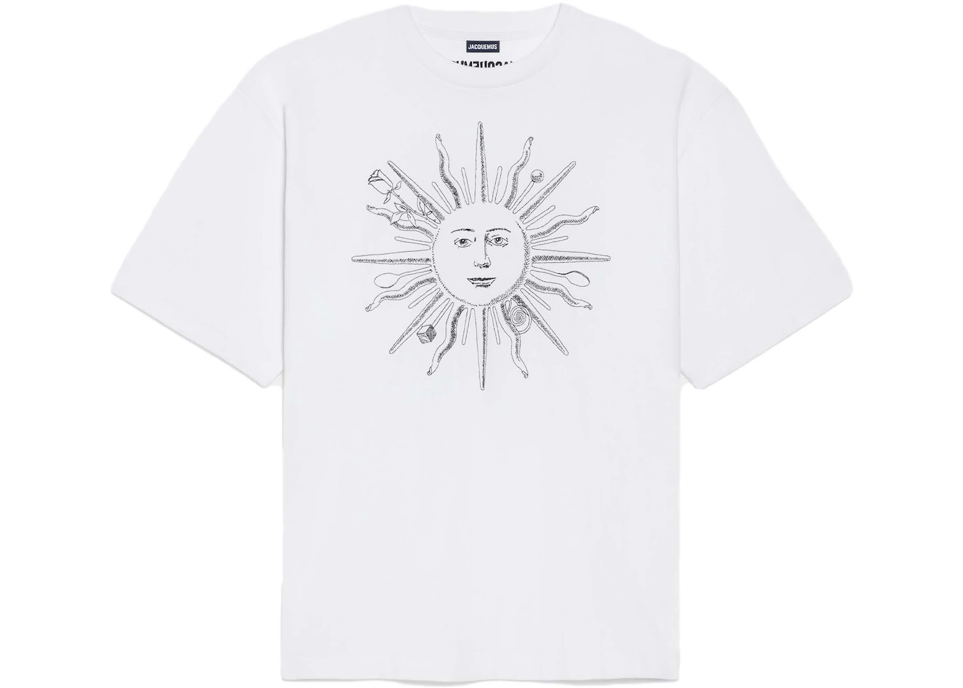 Jacquemus Le Soleil T-shirt Royal Sun White - FW23 Uomo - IT