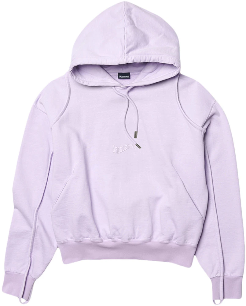 Men's Clothing, GenesinlifeShops - baroque-print hooded jacket Purple -  sleeve T - Jacquemus SUPREME Manhattan short