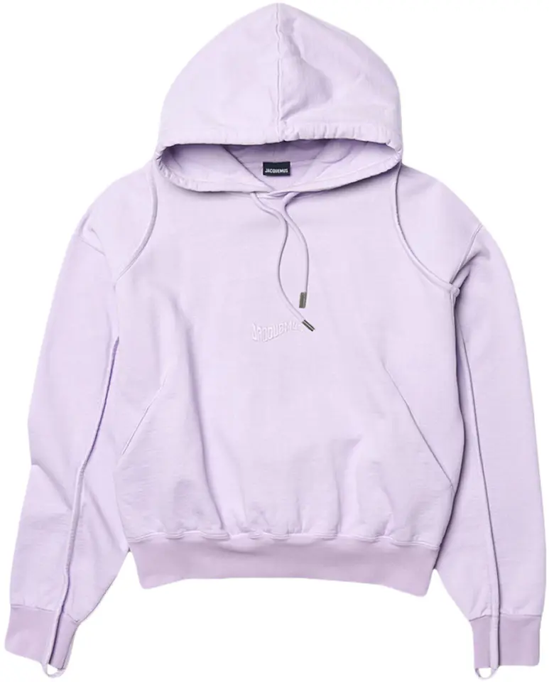 Jacquemus Le Sweatshirt Camargue Clay Logo Hoodie Lilac Men's - FW22 - US