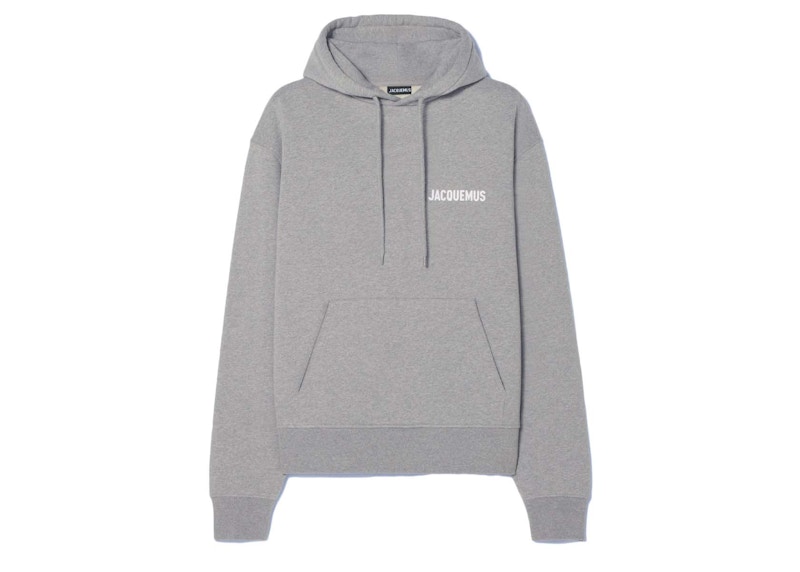 Jacquemus Le Sweatshirt Hooded Sweatshirt Grey Men s SS22 US