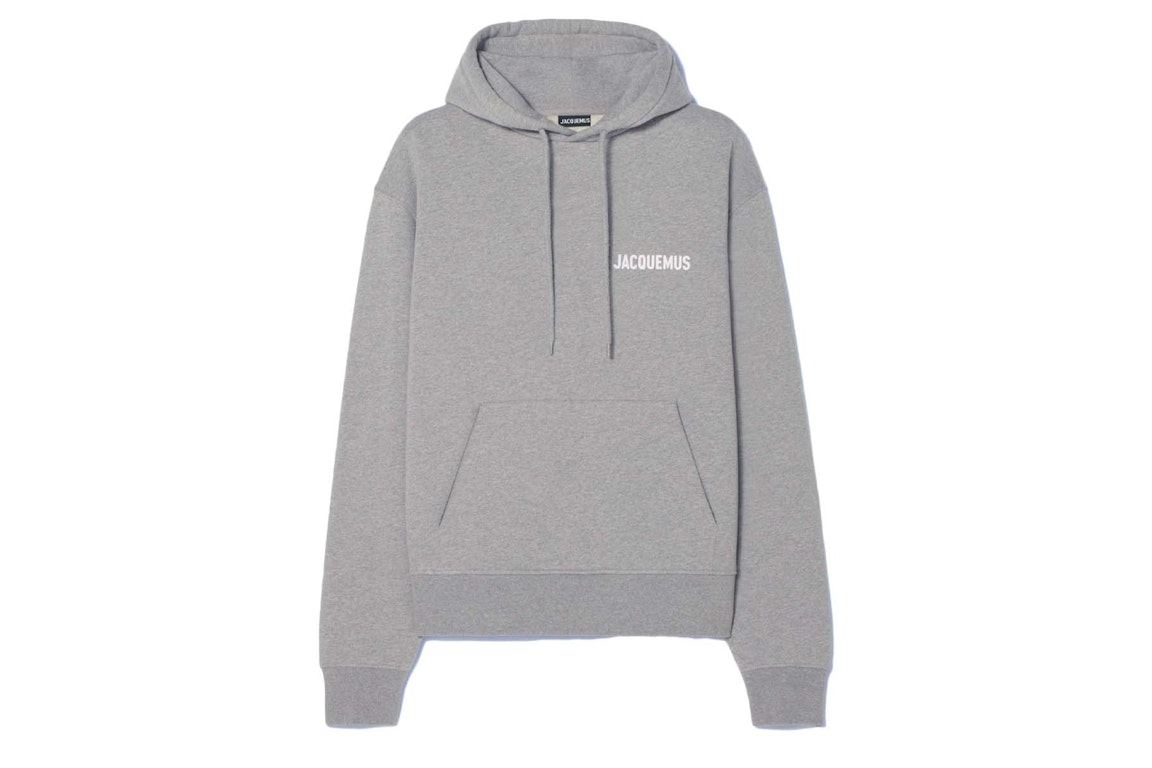 Pre-owned Jacquemus Le Sweatshirt Hooded Sweatshirt Grey