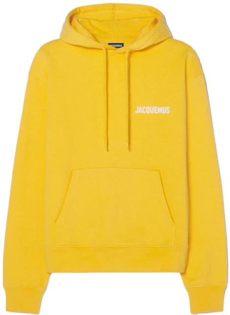 Jacquemus Le Sweatshirt Hooded Sweatshirt Yellow - SS22 Men's - US