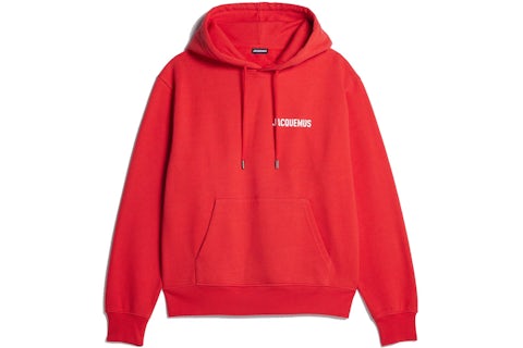 Jacquemus Le Sweatshirt Jacquemus Sweat à capuche Rouge Homme de