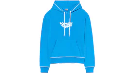 Jacquemus Le Sweatshirt Vague Print Wave Logo Hoodie Blue