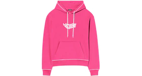 Jacquemus Le Sweatshirt Vague Print Wave Logo Hoodie Pink