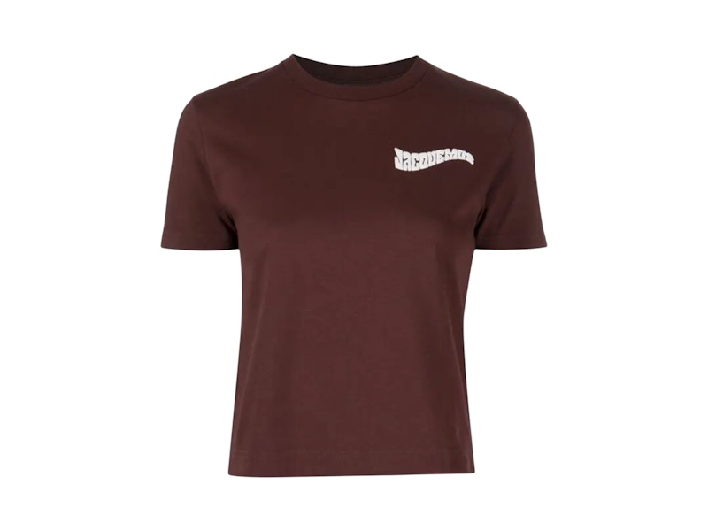 Pre-owned Jacquemus Women's  Le T-shirt Camargue In Brown
