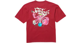 Jacquemus Le T-Shirt Crabe Crab Logo Boxy Fit T-Shirt Print Crab Dark Red