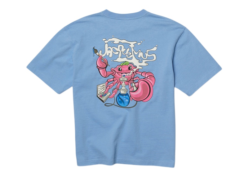 Jacquemus Le T-Shirt Crabe Crab Logo Boxy Fit T-Shirt Print Crab