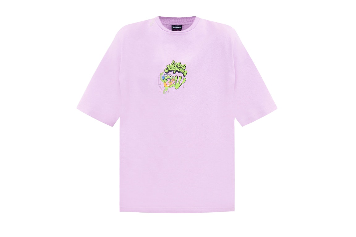 Pre-owned Jacquemus Le T-shirt Grenouille Frog Print T-shirt Lilac