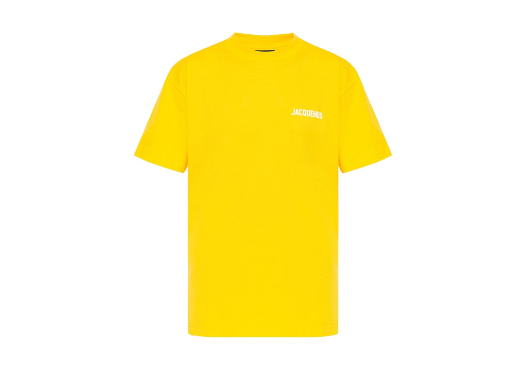 Pre-owned Jacquemus Le T-shirt Logo T-shirt Yellow