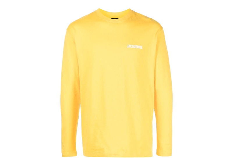 Jacquemus Le T-Shirt Manches Longues T-Shirt Yellow Men's - US