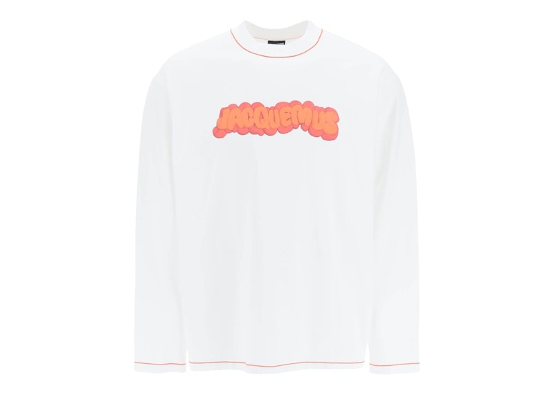 Pre-owned Jacquemus Men's Le T-shirt Pate A Modeler T-shirt In Paste White
