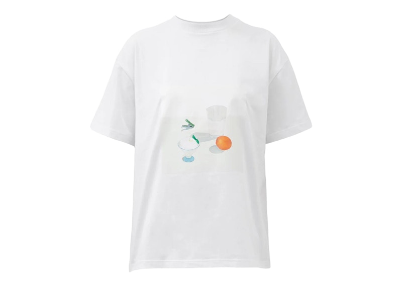 ★【Jacquemus】★Le T-Shirt Tableau Print Still Lif.e T★ Jacquemus Le T-Shirt Tableau Still Life Print T-Shirt White