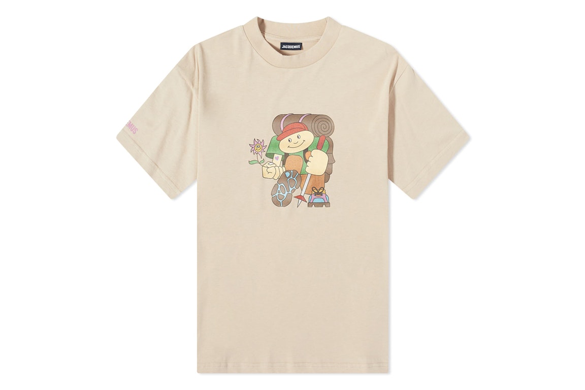 Pre-owned Jacquemus Le T-shirt Trek T-shirt Beige/brown