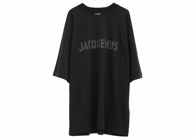 Jacquemus Le T-Shirt Typo 990 Black