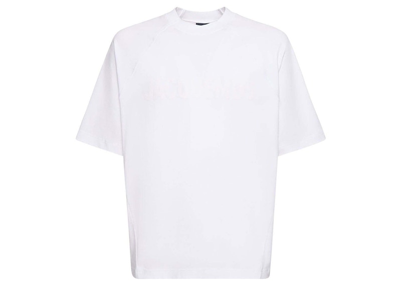 【送料込】JACQUEMUS_ホワイト Le t-shirt Typo Tシャツ Jacquemus Le T-Shirt Typo White メンズ - JP