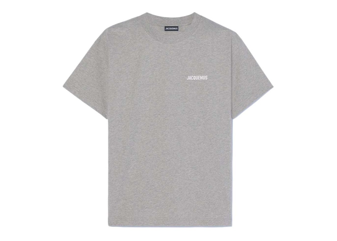 Pre-owned Jacquemus Le T-shirt Logo T-shirt Grey