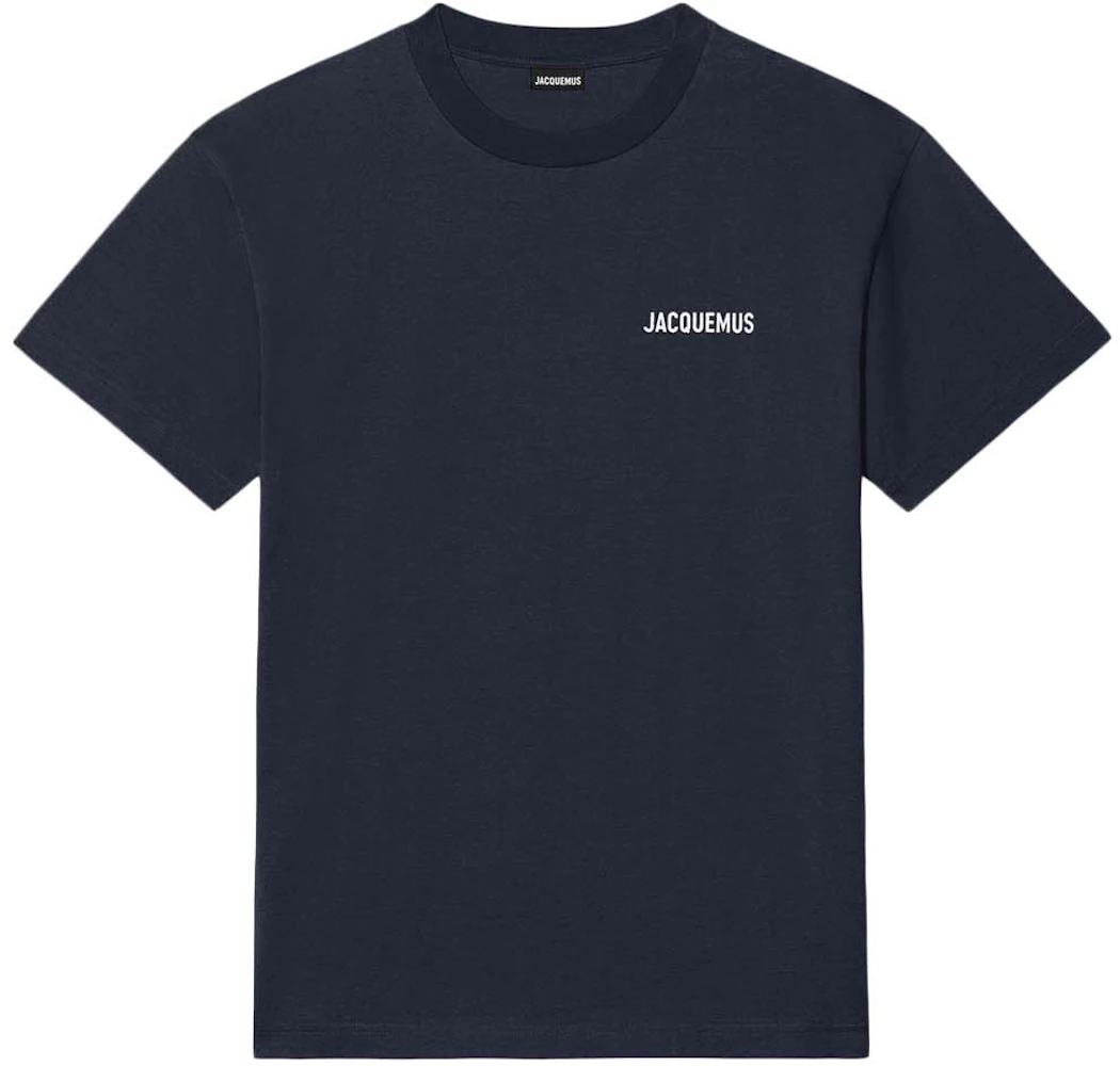 Jacquemus Le T-shirt Logo T-shirt Navy Men's - SS22 - US