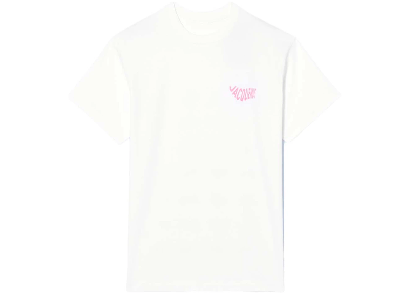Jacquemus Le T-shirt Vague Print Wave Logo T-shirt White Men's - SS22 - US