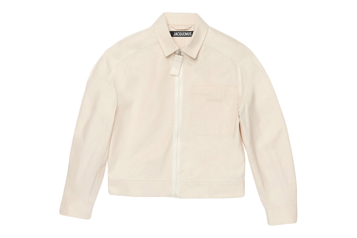 Pre-owned Jacquemus Le Blouson Linu Lightweight Workwear Jacket White