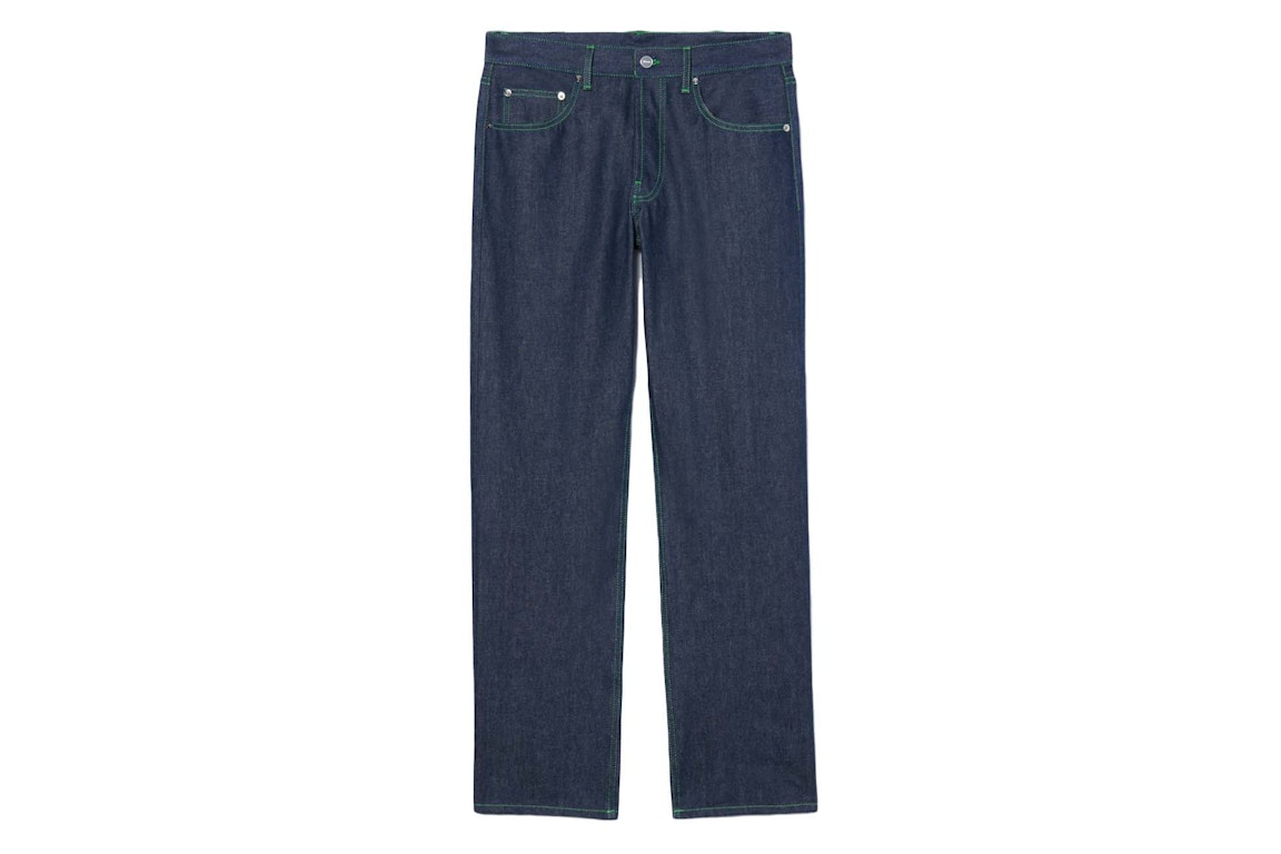 Pre-owned Jacquemus Le De Nimes Fresa Straight Jeans Navy