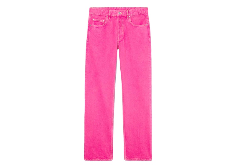 Jacquemus Le de Nimes Fresa Straight Jeans Pink Men's - SS22 - US