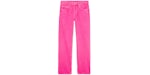 Jacquemus Le de Nimes Fresa Straight Jeans Pink