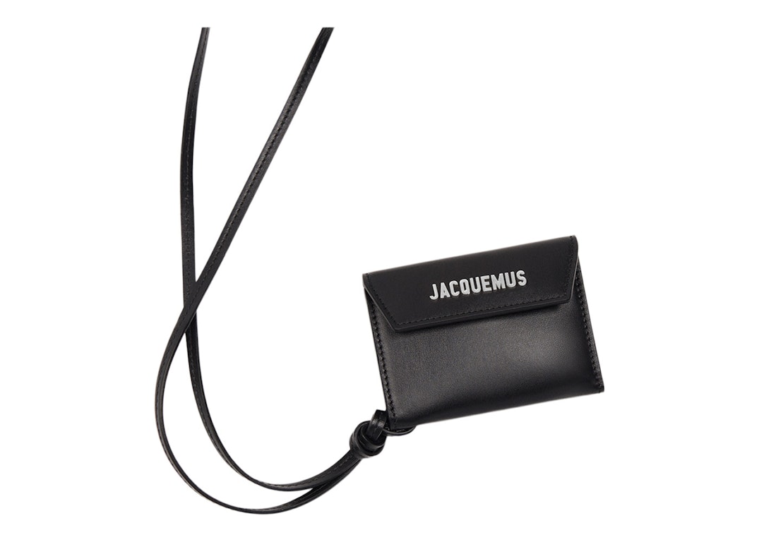 Pre-owned Jacquemus Le Porte  Envelope Wallet Black