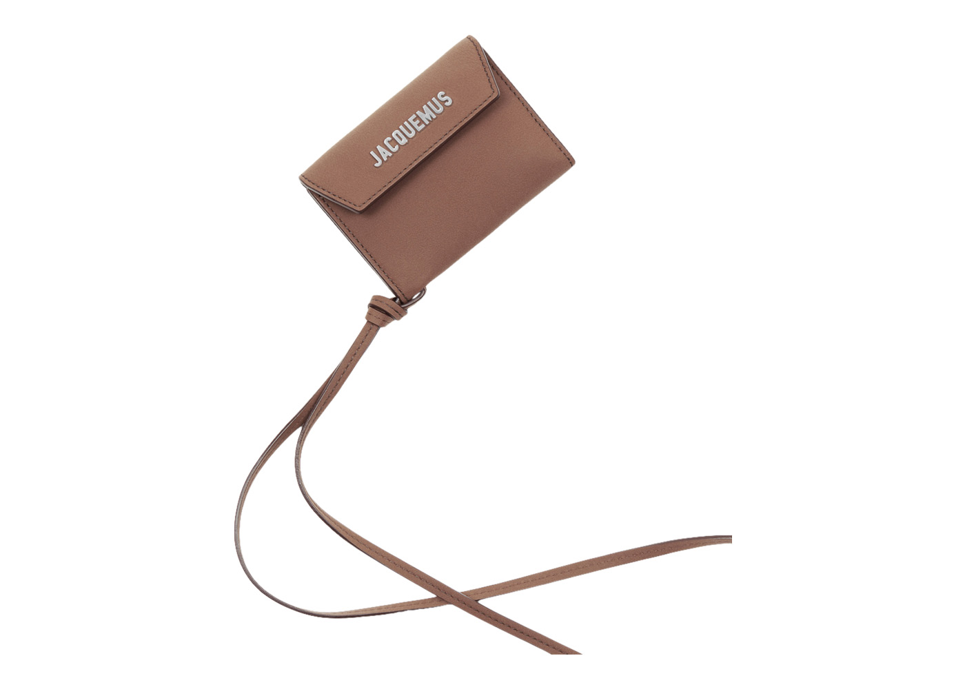 Jacquemus Le porte Jacquemus Envelope Wallet Brown in Cowskin