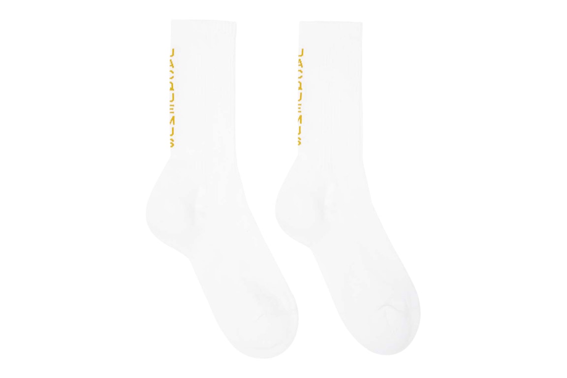 Pre-owned Jacquemus Les Chaussettes Biancu Socks Multi White