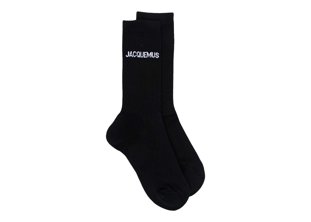 Pre-owned Jacquemus Les Chaussettes  Socks Black