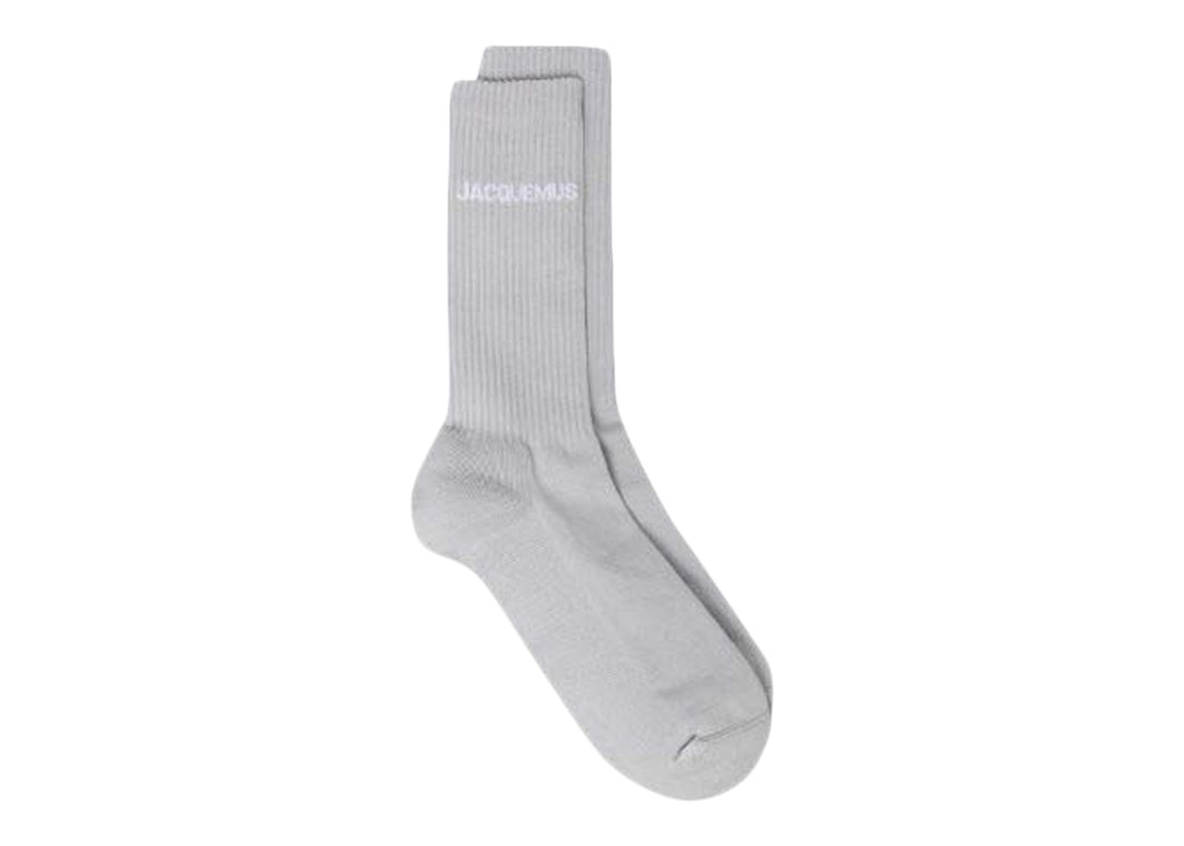 Pre-owned Jacquemus Les Chaussettes  Socks Light Grey