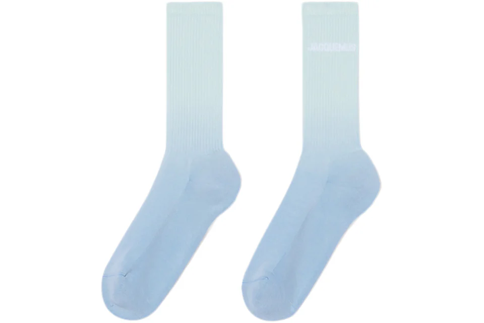 Jacquemus Les Chaussettes Moisson Gradient Socks Light Blue