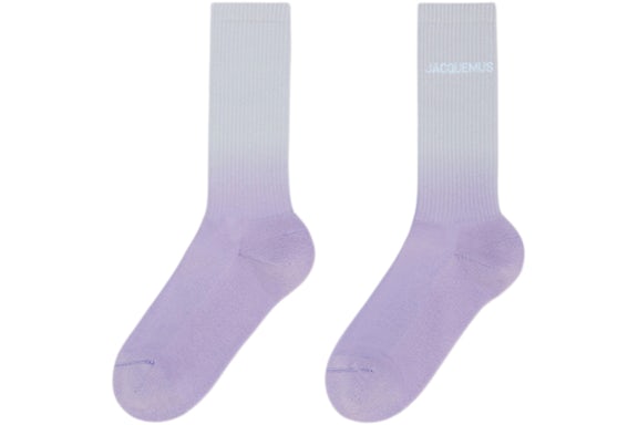 Jacquemus Les Chaussettes Moisson Calcetines Degradado Lila