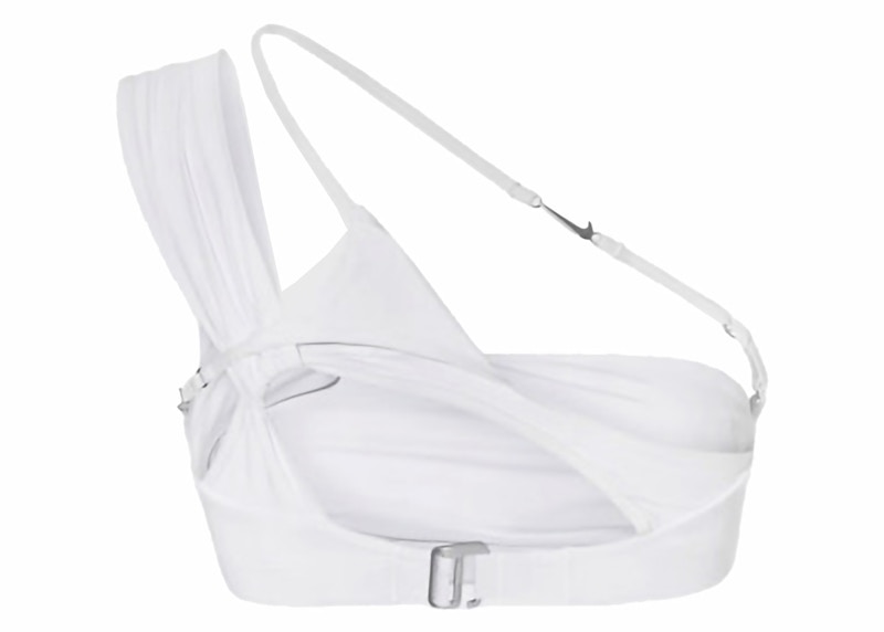 Jacquemus x Nike La Brassière Drapée Sports Bra White